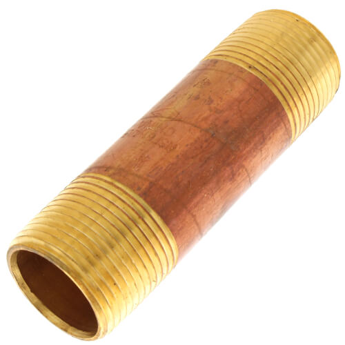 1 x 4 brass nipple