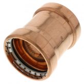 2-1/2" Copper Press-Fit Coupling w/ Stop