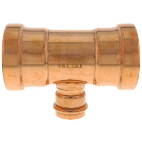 2-1-2 x 2-1-2 x 1-1-4 press copper tee
