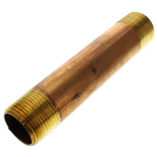 2-1-2 x 6 brass nipple