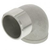 2" 316 Stainless Steel Street 90 Degree Elbow