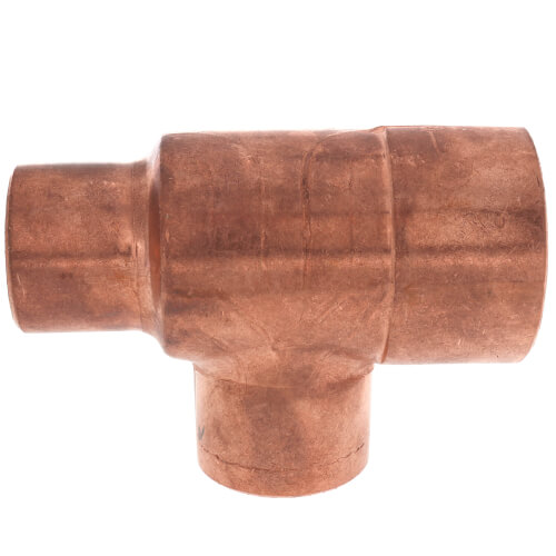 2 x 1-1-4 x 1-1-2 copper tee