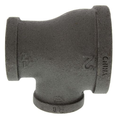 2 x 1-1-4 x 1 black reducing tee