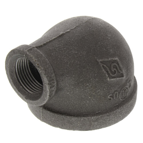 2 x 3-4 black reducing 90 elbow