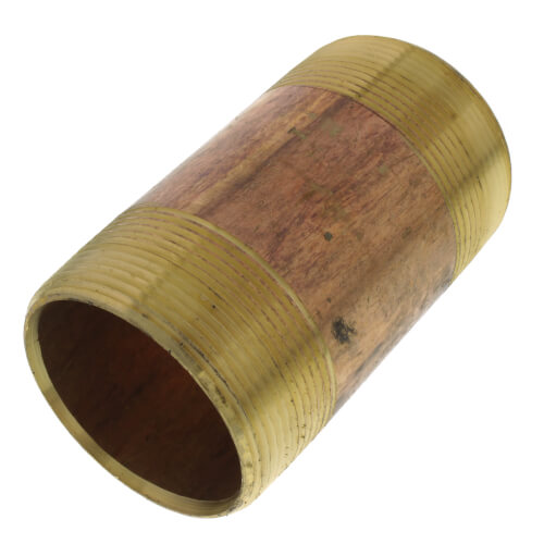 2 x 4 brass nipple