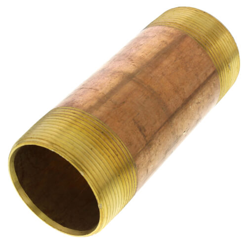 2 x 5-1-2 brass nipple