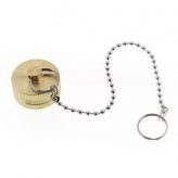 3/4" Garden Hose Cap with Chain