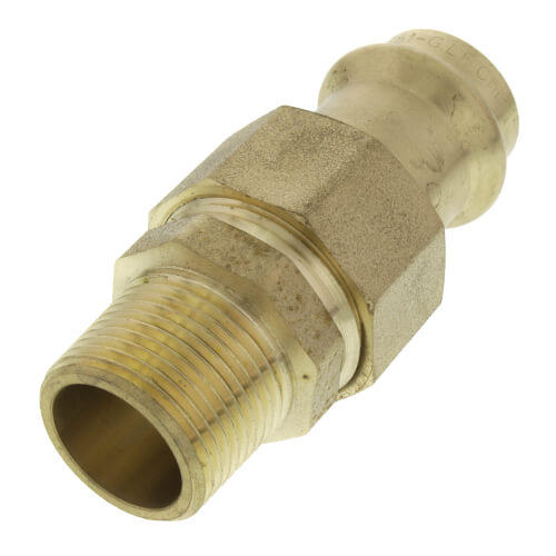 3-4 press x male copper union