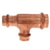 3/4" x 1/2" x 1/2" Copper Press-Fit Tee