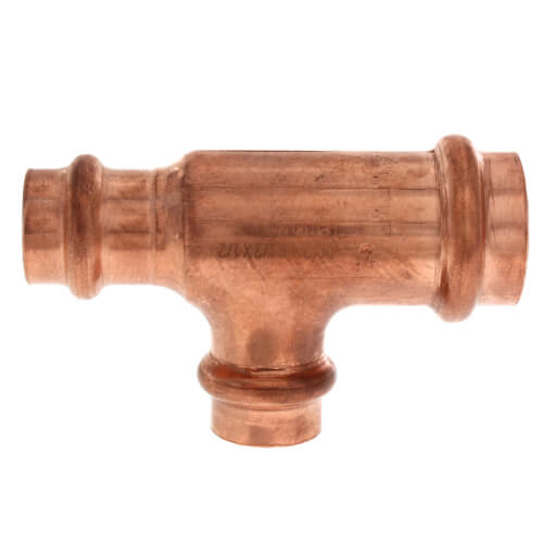 3-4 x 1-2 x 1-2 press copper tee