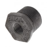 3/4" x 1/4" Black Malleable Bushing