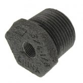 3/4" x 1/8" Black Malleable Bushing