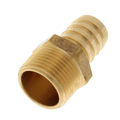 3-4 x 3-4 hose barb x male pipe coup
