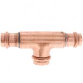 3/4" x 3/4" x 1" Copper Press-Fit Tee