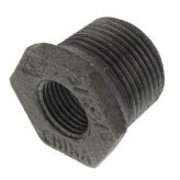 3/4" x 3/8" Black Malleable Bushing