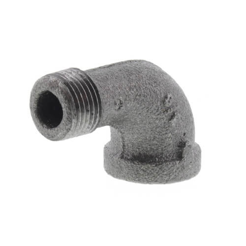 3-8 black 90 street elbow
