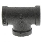 3/8" Black Malleable Iron Tee