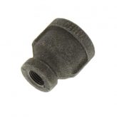 1/4" x 1/8" Black Malleable Reducing Coupling