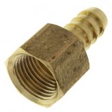 3/8" Hose Barb x 3/8" Female Pipe Brass Coupling (Lead Free)