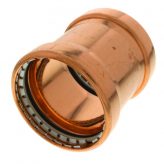 3" Copper Press-Fit Coupling w/ Stop