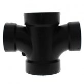 2" x 1-1/2" ABS Double Sanitary Tee