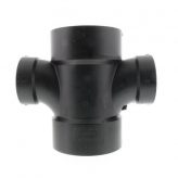 3" x 2" ABS Double Sanitary Tee
