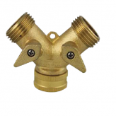 3/4" Garden Hose Wye Quarter Turn Shut-off