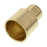 1" Female Copper x 3/4" PEX Brass (Lead Free)