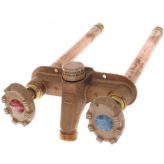 Woodford Model H22 1/2" MPT x Female Solder Anti-Siphon Hot & Cold Wall Hydrant, 12" Length
