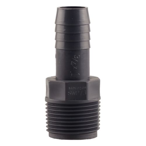 1 MIP x 3-4 PVC Insert Adapter 1" Male NPT x 3/4" PVC Insert Adapter