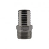 1-1/4" Male NPT x 1" Insert Adapter 304 Stainless Steel