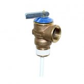 Apollo 18C40130 1/2" MNPT x 1/2" FNPT Temperature & Pressure Relief Valve, 150 PSI