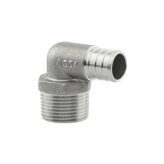 1/2" Stainless Steel Male NPT x 1/2" PEX F1807 Crimp Elbow