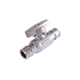 1/2" Expansion PEX (F1960) x 1/2" Expansion PEX (F1960) Quarter Turn Straight Stop, Lead Free