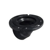 4" x 3" ABS DWV 45° Adjustable Closet Flange x 3" Hub End