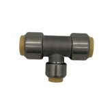 3/4" x 3/4" x 1/2" Stainless Steel Push-Fit Tee