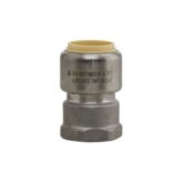1/2" Stainless Steel Push-Fit x 1/2" Female NPT Adapter