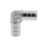 1/2" Stainless Steel F1807 PEX Crimp 90 Elbow