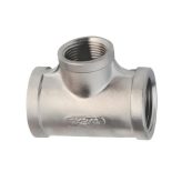 1" x 1" x 3/4" 316 Stainless Steel Reducing Tee