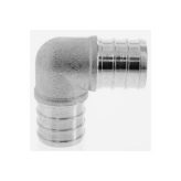 3/4" Stainless Steel F1807 PEX Crimp 90 Elbow