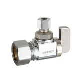 dahl 5/8" OD Comp x 1/4" OD Comp, Angle Stop