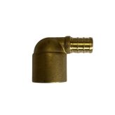 3/4" Female Copper x 1/2" PEX Brass Elbow (Lead Free)