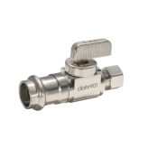 dahl 511-FP3-31 1/2" Female Copper Press x 3/8" OD Comp, Straight Stop