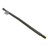3/4" Female NPT x 3/4" F1807 Crimp PEX Stainless Corrugated Connector, 24" Long